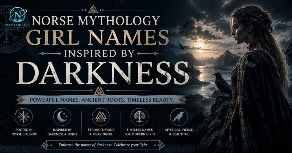 norse mythology baby girl names, Girl Names With Dark Meanings