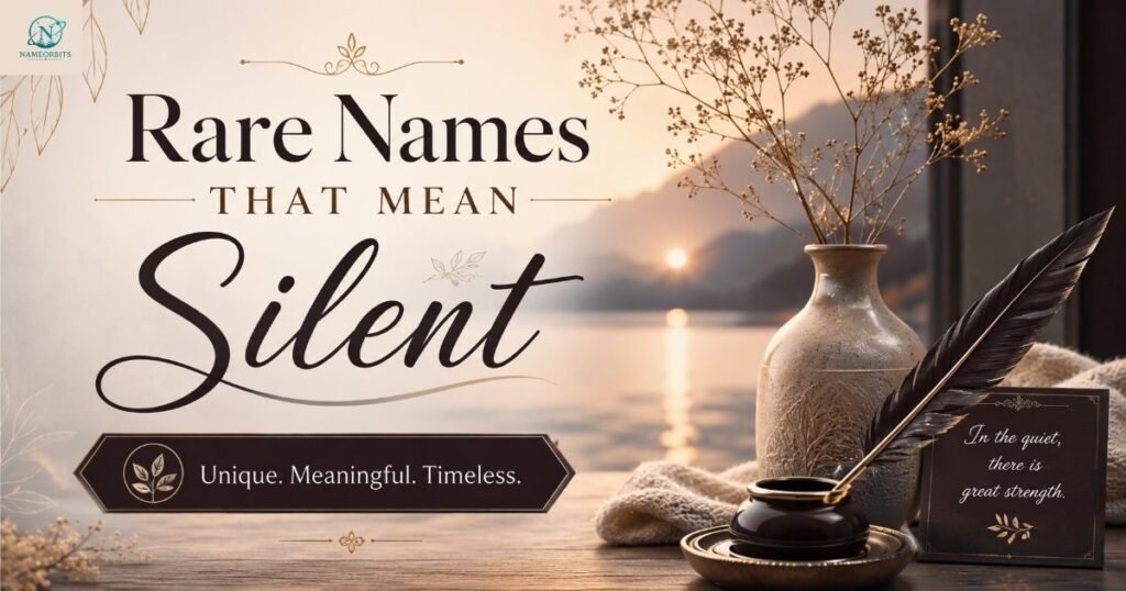 Rare Names That Mean Silent