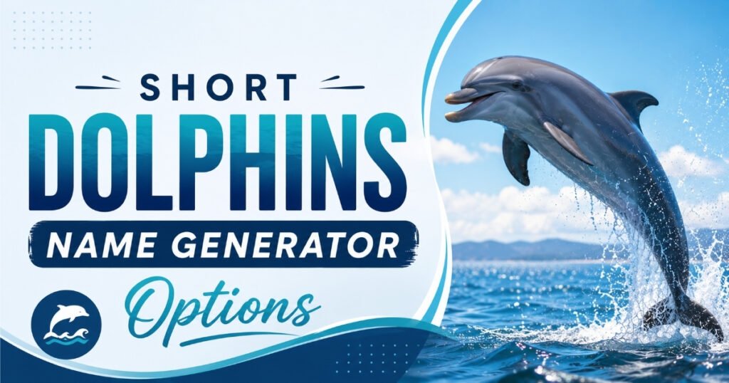Short Dolphins Name Generator Options
