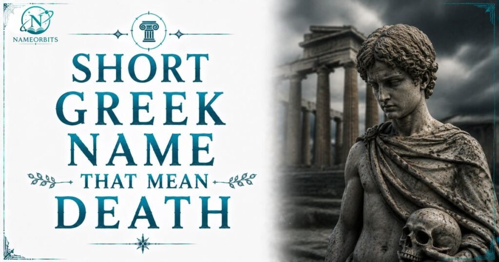 Short Greek Name That Mean Death