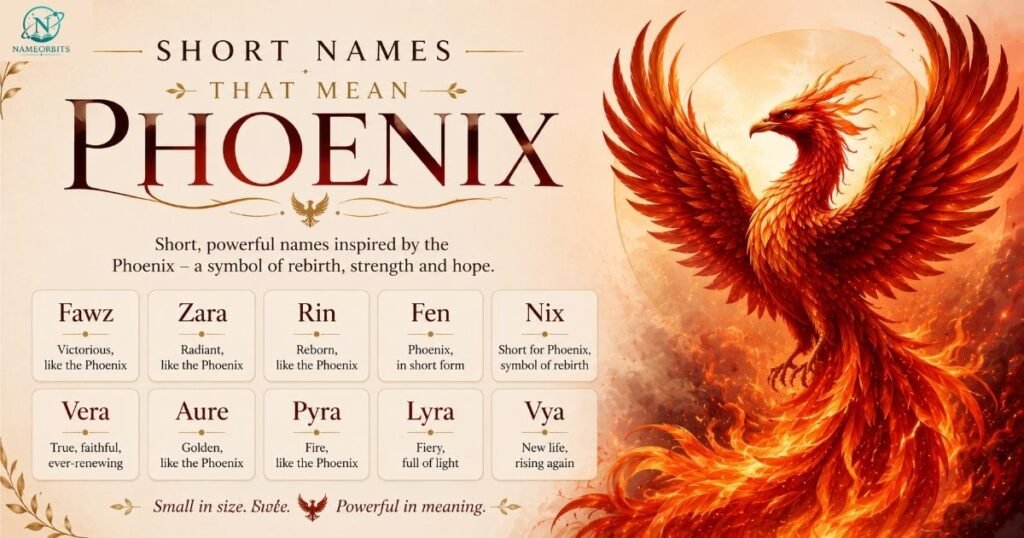 Short Names That Mean Phoenix