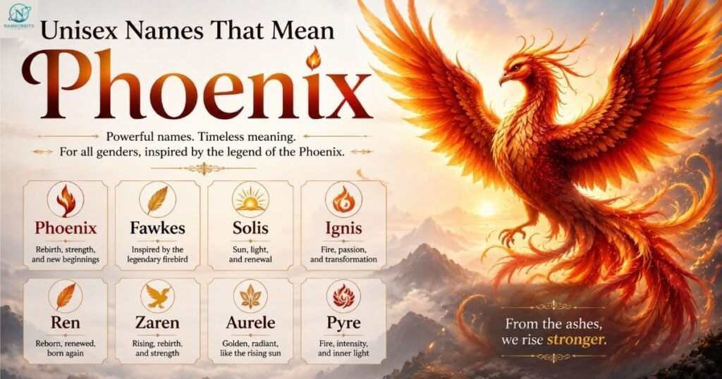 Unisex Names That Mean Phoenix