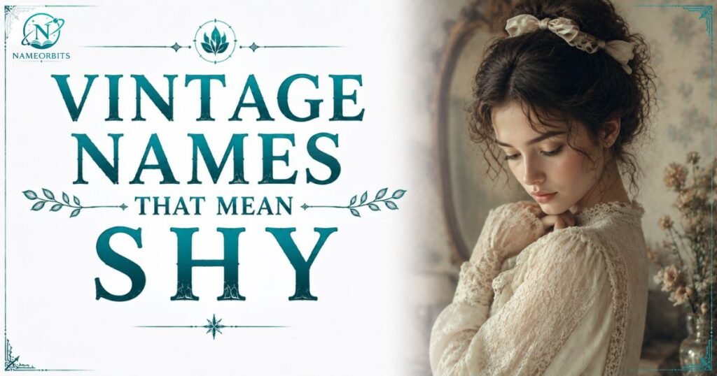 Vintage Names That Mean Shy