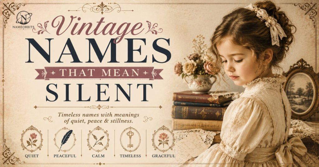 Vintage Names That Mean Silent