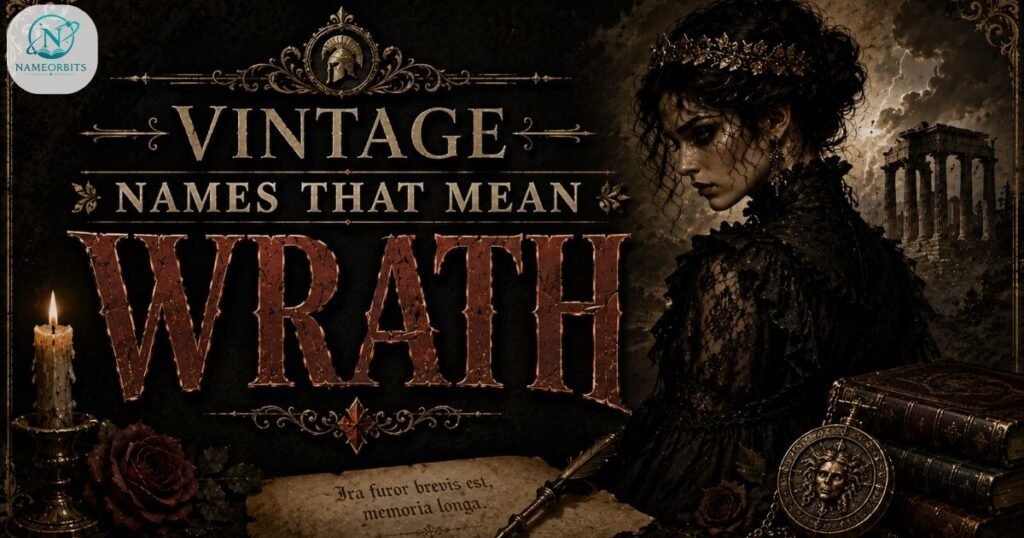 Vintage Names That Mean Wrath