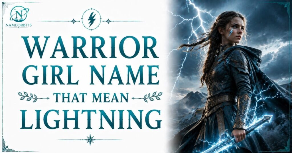 Warrior Girl Name That Mean Lightning