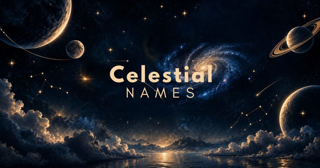 celestial names for girls, celestial names for boys