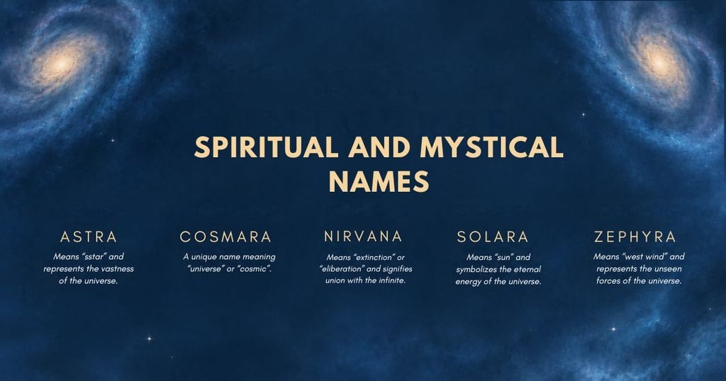 spiritual mystical names