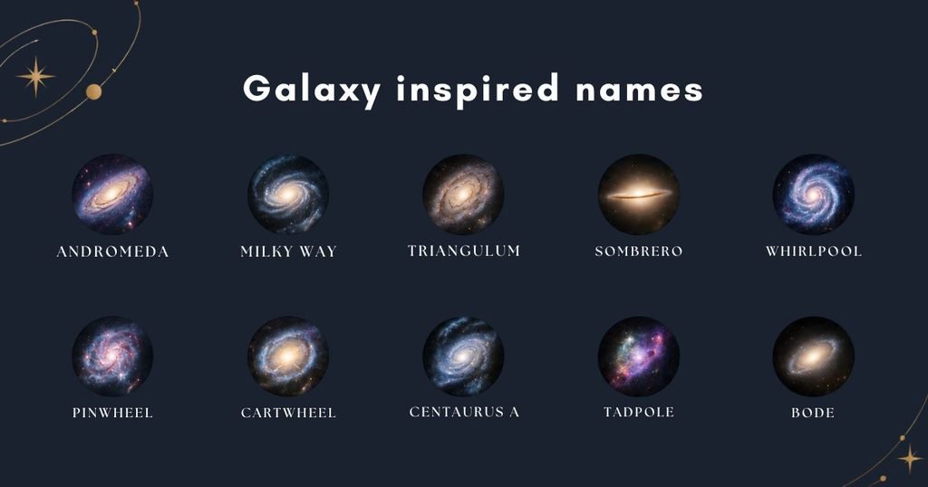 galaxy themed names for girls